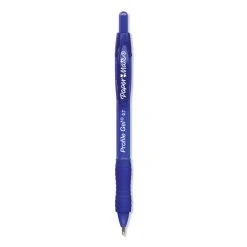 Paper Mate Profile Gel Pen, Retractable, Medium 0.7 Mm, Blue Ink, Translucent Blue Barrel, 36/Pack