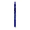 Paper Mate Profile Gel Pen, Retractable, Medium 0.7 Mm, Blue Ink, Translucent Blue Barrel, Dozen