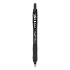 Paper Mate Profile Gel Pen, Retractable, Fine 0.5 Mm, Black Ink, Translucent Black Barrel, 36/Pack
