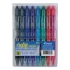 Pilot FriXion Clicker Erasable Gel Pen, Retractable, Fine 0.7 Mm, Assorted Ink And Barrel Colors, 8/Pack -Bostitch Shop 635990