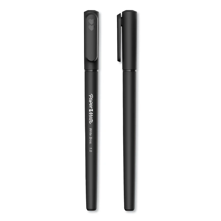 Paper Mate Write Bros. Ballpoint Pen Value Pack, Stick, Medium 1 Mm, Black Ink, Black Barrel, 120/Pack 4 Paper Mate Write Bros. Ballpoint Pen Value Pack, Stick, Medium 1 Mm, Black Ink, Black Barrel, 120/Pack - Image 2