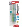 Pentel QUICK CLICK Mechanical Pencil, 0.7 Mm, HB (#2.5), Black Lead, Assorted Barrel Colors, 2/Pack -Bostitch Shop 638200