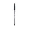 Paper Mate InkJoy 50ST Ballpoint Pen, Stick, Medium 1 Mm, Black Ink, Clear Barrel, Dozen