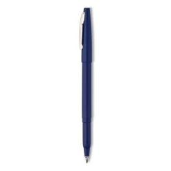 Pentel Rolling Writer Roller Ball Pen, Stick, Medium 0.8 Mm, Blue Ink, Blue Barrel, Dozen