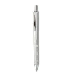 Pentel EnerGel Alloy RT Gel Pen, Retractable, Medium 0.7 Mm, Black Ink, Chrome Barrel