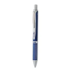 Pentel EnerGel Alloy RT Gel Pen, Retractable, Medium 0.7 Mm, Black Ink, Blue Barrel