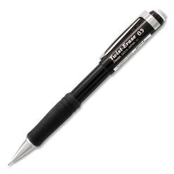 Pentel Twist-Erase III Mechanical Pencil, 0.5 Mm, HB (#2.5), Black Lead, Black Barrel