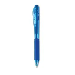 Pentel WOW! Ballpoint Pen, Retractable, Medium 1 Mm, Blue Ink, Blue Barrel, Dozen