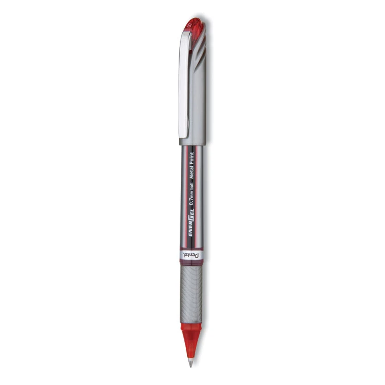 Pentel EnerGel NV Gel Pen, Stick, Medium 0.7 Mm, Red Ink, Red Barrel, Dozen 3 Pentel EnerGel NV Gel Pen, Stick, Medium 0.7 Mm, Red Ink, Red Barrel, Dozen