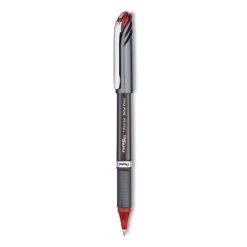 Pentel EnerGel NV Gel Pen, Stick, Bold 1 Mm, Red Ink, Red Barrel, Dozen