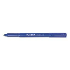 Paper Mate Write Bros. Ballpoint Pen, Stick, Medium 1 Mm, Blue Ink, Blue Barrel, Dozen -Bostitch Shop 680732