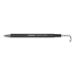 Universal Ballpoint Counter Pen, Medium 0.7 Mm, Black Ink, Black -Bostitch Shop 690883