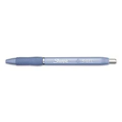 Sharpie® S-Gel™ S-Gel Fashion Barrel Gel Pen, Retractable, Medium 0.7 Mm, Black Ink, Frost Blue Barrel, Dozen -Bostitch Shop 690998