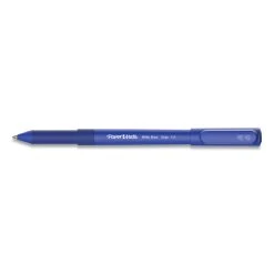 Paper Mate Write Bros. Grip Ballpoint Pen, Stick, Medium 1 Mm, Blue Ink, Blue Barrel, Dozen -Bostitch Shop 690999
