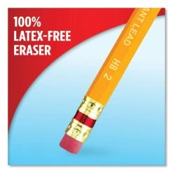 Paper Mate EverStrong #2 Pencils, HB (#2), Black Lead, Gold Barrel, Dozen -Bostitch Shop 691198