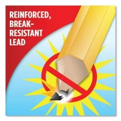 Paper Mate EverStrong #2 Pencils, HB (#2), Black Lead, Gold Barrel, Dozen -Bostitch Shop 691204