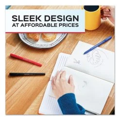 Paper Mate Write Bros. Ballpoint Pen Value Pack, Stick, Medium 1 Mm, Black Ink, Black Barrel, 120/Pack 14 Paper Mate Write Bros. Ballpoint Pen Value Pack, Stick, Medium 1 Mm, Black Ink, Black Barrel, 120/Pack -Bostitch Shop 691344