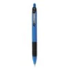 Zebra Z-Grip Metal Ballpoint Pen, Retractable, Medium 1 Mm, Blue Ink, Blue Barrel, 12/Pack