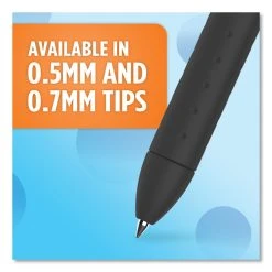 Paper Mate InkJoy Gel Pen, Stick, Fine 0.5 Mm, Black Ink, Black Barrel, Dozen -Bostitch Shop 716291