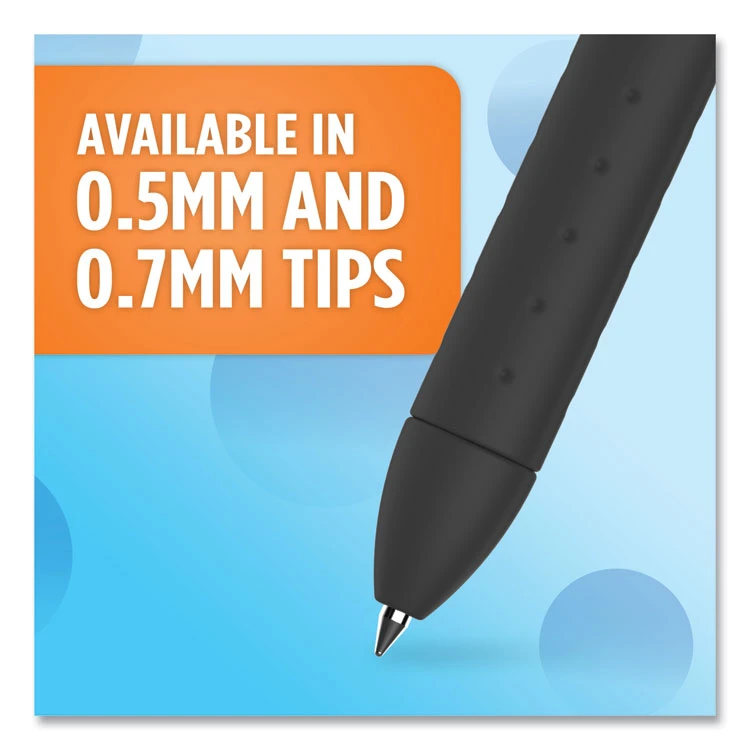 Paper Mate InkJoy Gel Pen, Stick, Medium 0.7 Mm, Black Ink, Black Barrel, Dozen 8 Paper Mate InkJoy Gel Pen, Stick, Medium 0.7 Mm, Black Ink, Black Barrel, Dozen - Image 6