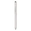 Cross® Tech3+ Multi-Color Ballpoint Pen/Stylus, Retractable, Medium 1 Mm, Black/Red Ink, Lustrous Chrome Barrel