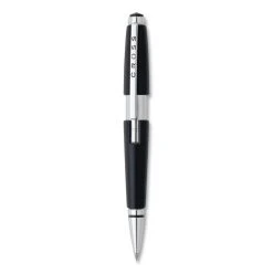 Cross® Edge Gel Pen, Retractable, Medium 0.7 Mm, Black Ink, Black Barrel