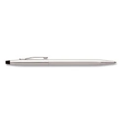 Cross® Classic Century Twist-Action Ballpoint Pen, Retractable, Medium 1 Mm, Black Ink, Chrome Barrel -Bostitch Shop 725234