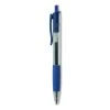 Universal Comfort Grip Gel Pen, Retractable, Medium 0.7 Mm, Blue Ink, Translucent Blue Barrel, Dozen -Bostitch Shop 728314