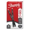 Sharpie® S-Gel™ S-Gel High-Performance Gel Pen, Retractable, Medium 0.7mm, Black Ink, Black Barrel, 36/Pack -Bostitch Shop 729887