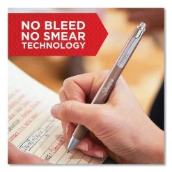 Sharpie® S-Gel™ S-Gel Premium Metal Barrel Gel Pen, Retractable, Medium 0.7 Mm, Black Ink, Gun Metal Gray Barrel, Dozen -Bostitch Shop 729921