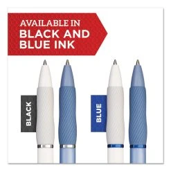 Sharpie® S-Gel™ S-Gel Fashion Barrel Gel Pen, Retractable, Medium 0.7 Mm, Black Ink, Pearl White Barrel, Dozen -Bostitch Shop 729966