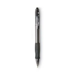 Bic GLIDE Bold Ballpoint Pen, Retractable, Bold 1.6 Mm, Black Ink, Smoke Barrel, Dozen -Bostitch Shop 741676