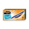 Bic BU3 Ballpoint Pen, Retractable, Bold 1 Mm, Blue Ink, Blue Barrel, Dozen -Bostitch Shop 741716