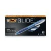 Bic GLIDE Ballpoint Pen, Retractable, Medium 1 Mm, Blue Ink, Blue Barrel, Dozen 2 Bic GLIDE Ballpoint Pen, Retractable, Medium 1 Mm, Blue Ink, Blue Barrel, Dozen -Bostitch Shop 741889