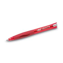 Bic GLIDE Ballpoint Pen, Retractable, Medium 1 Mm, Red Ink, Red Barrel, Dozen -Bostitch Shop 741896