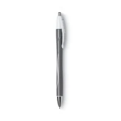 Bic GLIDE Exact Ballpoint Pen, Retractable, Fine 0.7 Mm, Black Ink, Black Barrel, Dozen -Bostitch Shop 741916