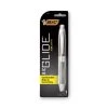 Bic GLIDE Bold Ballpoint Pen, Retractable, Bold 1.6 Mm, Blue Ink, Translucent Blue Barrel, Dozen -Bostitch Shop 742612