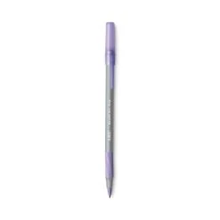 Bic Round Stic Grip Xtra Comfort Ballpoint Pen, Easy-Glide, Stick, Medium 1.2 Mm, Purple Ink, Gray/Purple Barrel, Dozen 10 Bic Round Stic Grip Xtra Comfort Ballpoint Pen, Easy-Glide, Stick, Medium 1.2 Mm, Purple Ink, Gray/Purple Barrel, Dozen -Bostitch Shop 743968