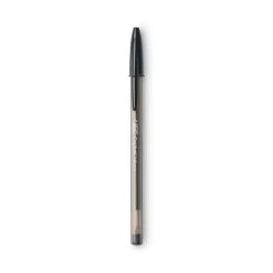 Bic Cristal Xtra Bold Ballpoint Pen, Stick, Bold 1.6 Mm, Black Ink, Clear Barrel, Dozen -Bostitch Shop 744553