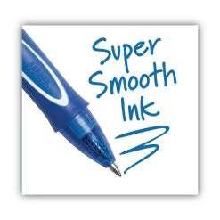 Bic Gel-ocity Quick Dry Gel Pen, Retractable, Fine 0.7 Mm, Three Assorted Ink And Barrel Colors, Dozen -Bostitch Shop 744596