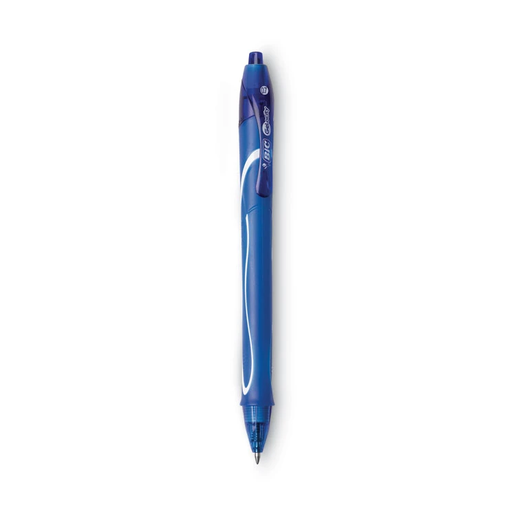 Bic Gel-ocity Quick Dry Gel Pen, Retractable, Medium 0.7 Mm, Blue Ink, Blue Barrel, Dozen 7 Bic Gel-ocity Quick Dry Gel Pen, Retractable, Medium 0.7 Mm, Blue Ink, Blue Barrel, Dozen - Image 5