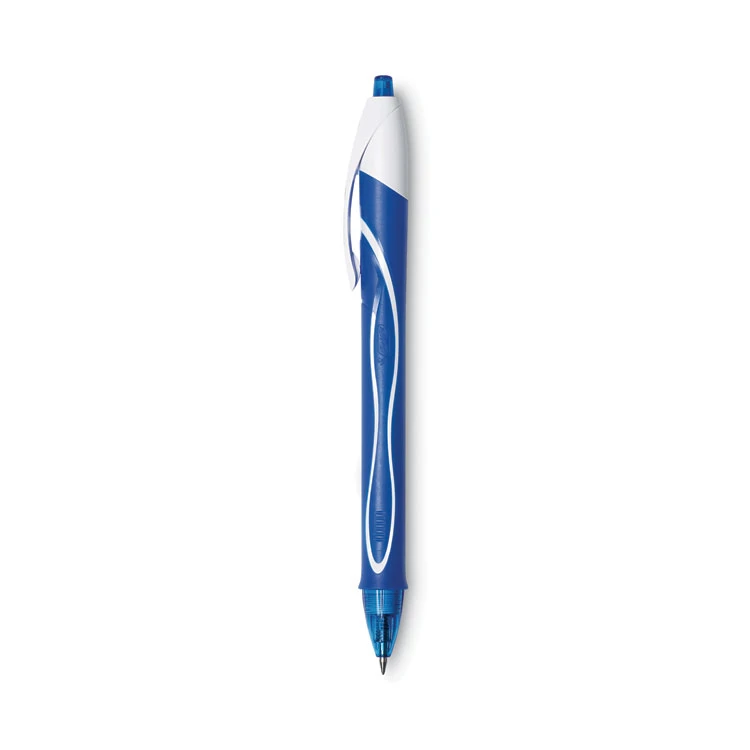 Bic Gel-ocity Quick Dry Gel Pen, Retractable, Fine 0.5 Mm, Blue Ink, Blue Barrel, Dozen 3 Bic Gel-ocity Quick Dry Gel Pen, Retractable, Fine 0.5 Mm, Blue Ink, Blue Barrel, Dozen