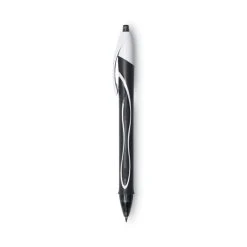 Bic Gel-ocity Quick Dry Gel Pen, Retractable, Fine 0.5 Mm, Black Ink, Black Barrel, Dozen -Bostitch Shop 744632