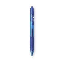 Bic Gel-ocity Gel Pen, Retractable, Medium 0.7 Mm, Blue Ink, Translucent Blue Barrel, Dozen -Bostitch Shop 744649