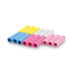 Tatco Ribbed Pencil Cushions, 1.75" Long, Assorted Colors, 50/Box 7 Tatco Ribbed Pencil Cushions, 1.75" Long, Assorted Colors, 50/Box -Bostitch Shop 746540