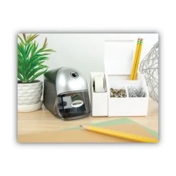 Bostitch QuietSharp Executive Electric Pencil Sharpener, AC-Powered, 4 X 7.5 X 5, Black/Graphite 11 Bostitch QuietSharp Executive Electric Pencil Sharpener, AC-Powered, 4 X 7.5 X 5, Black/Graphite -Bostitch Shop 750509