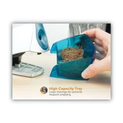 Bostitch Personal Electric Pencil Sharpener, AC-Powered, 4.25 X 8.4 X 4, Blue -Bostitch Shop 750572