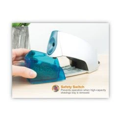 Bostitch Personal Electric Pencil Sharpener, AC-Powered, 4.25 X 8.4 X 4, Blue -Bostitch Shop 750648