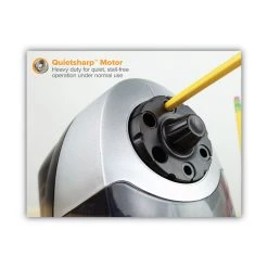 Bostitch Super Pro 6 Commercial Electric Pencil Sharpener, AC-Powered, 6.13 X 10.69 X 9, Gray/Black -Bostitch Shop 751044