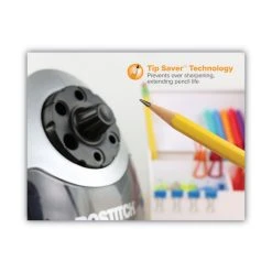 Bostitch Super Pro 6 Commercial Electric Pencil Sharpener, AC-Powered, 6.13 X 10.69 X 9, Gray/Black -Bostitch Shop 751146